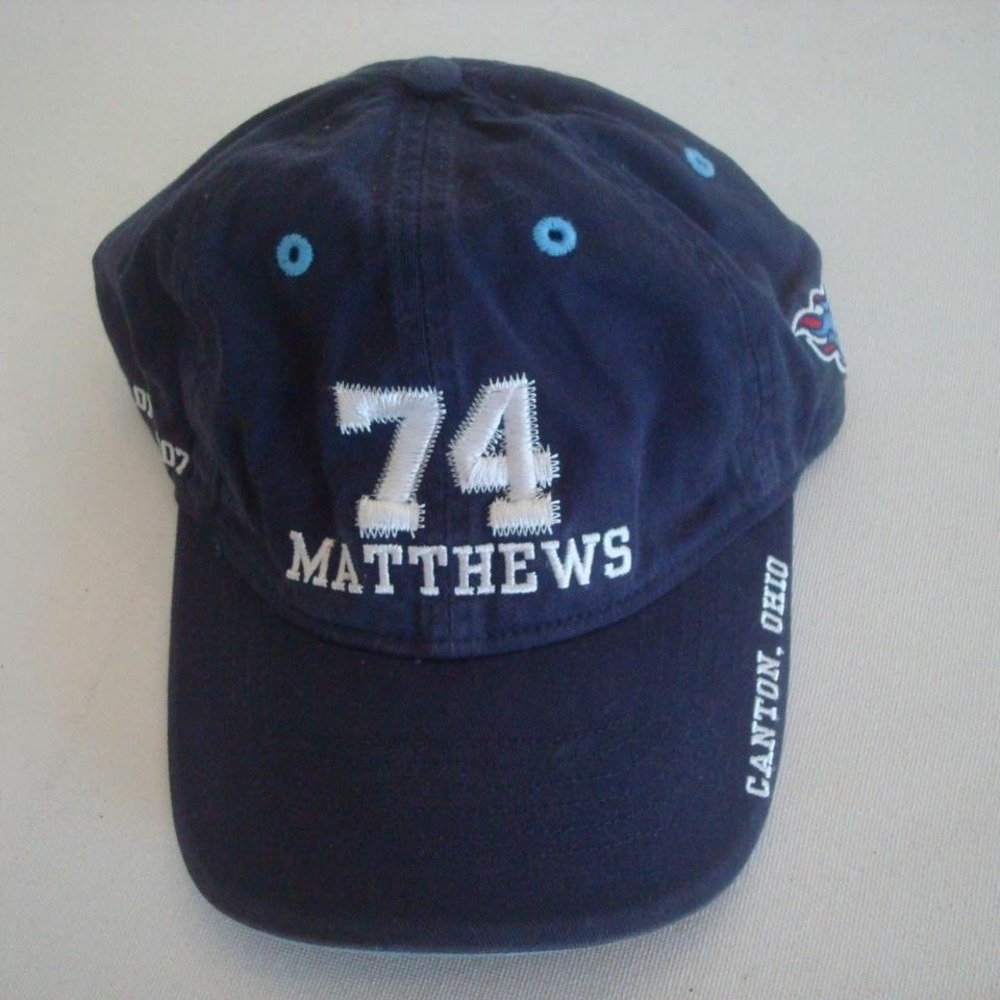 TITANS OILERS‎ MATTHEWS REEBOK HAT CAP VINTAGE 00S Y2K D4